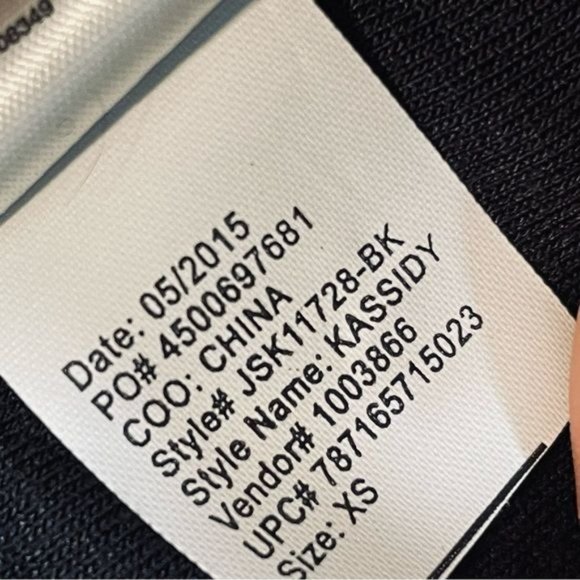 Jessica Simpson Kassidy Embellished Faux-Shearling Black Studded Jacket XS - Picture 13 of 15